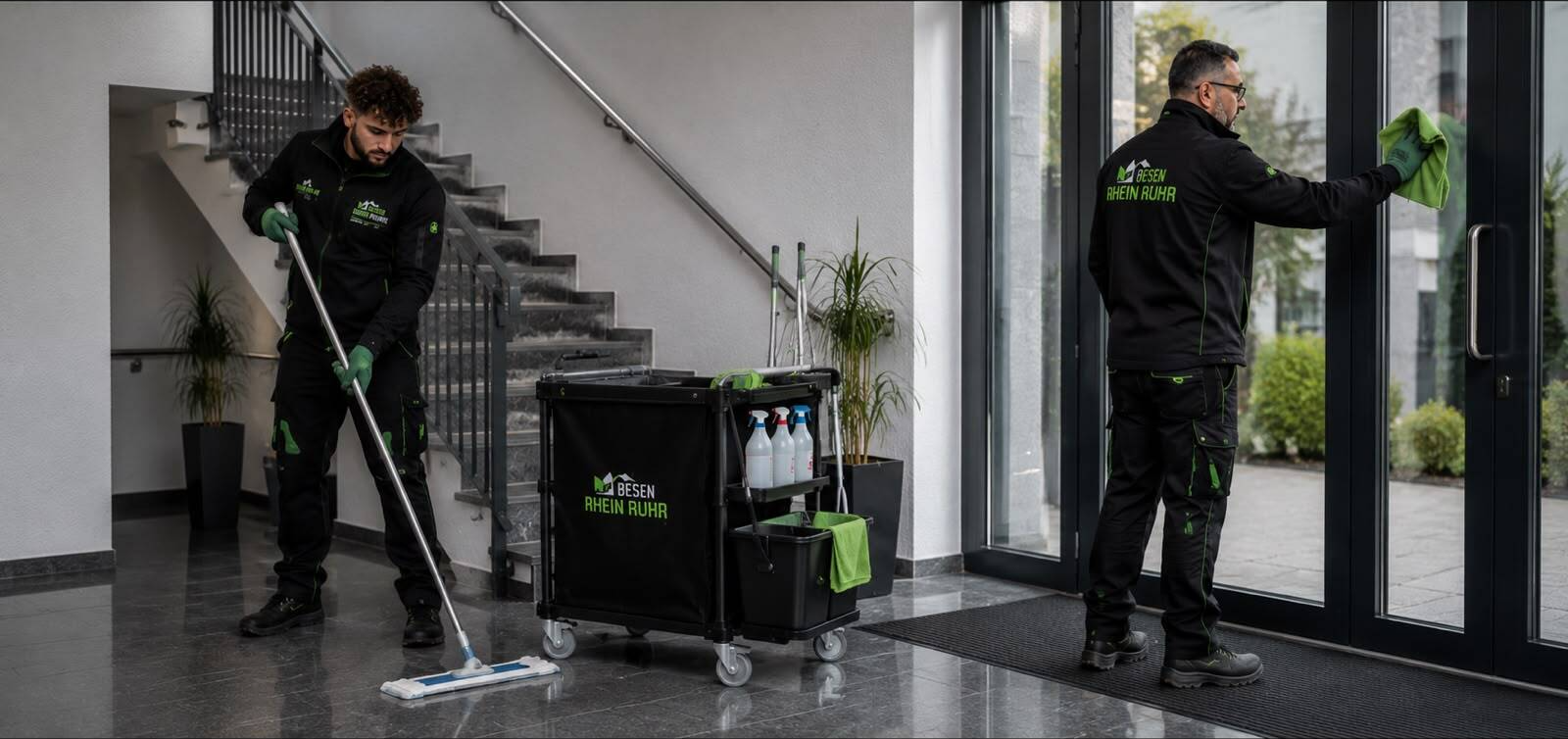 Gebäudereinigung — professionelle Reinigung von Büro- und Wohngebäuden