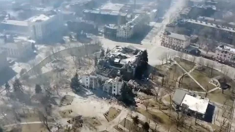 Драмтеатърът след руския удар