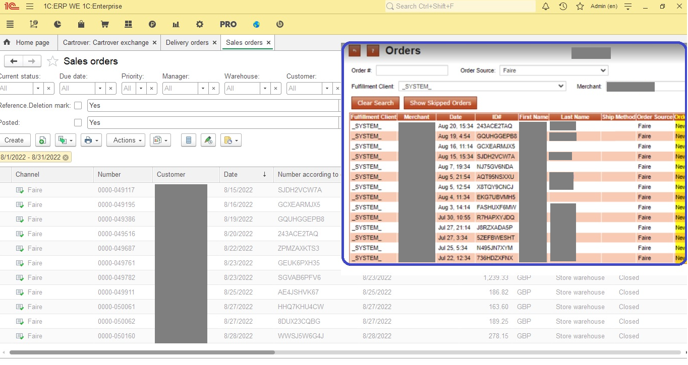 CartRover Integration with Rise Business | Centralized Online Order ...