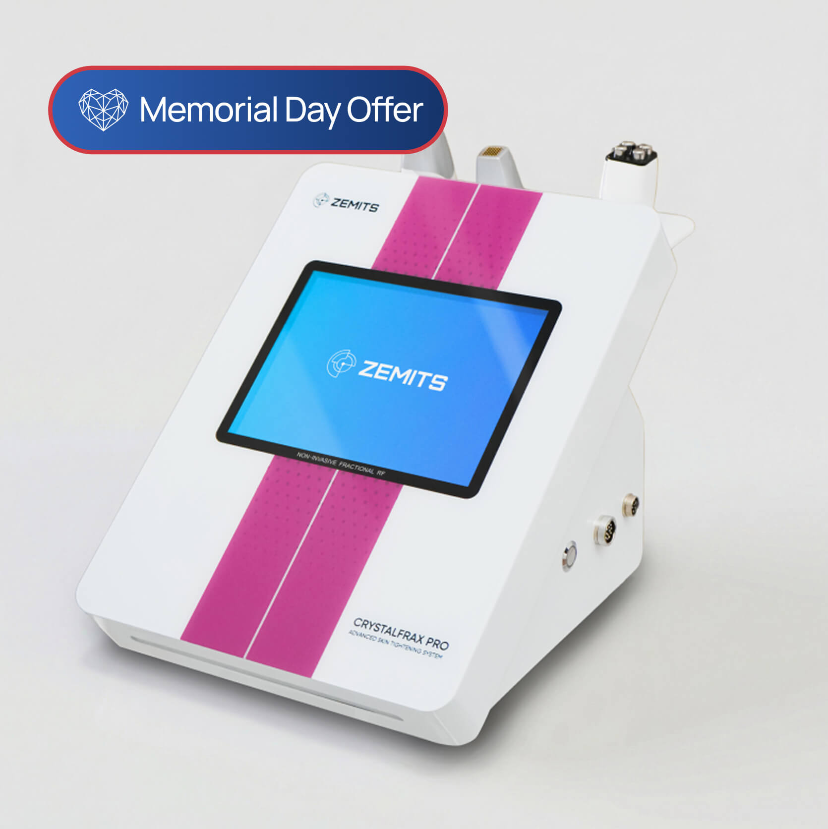 Zemits CrystalFrax Pro MD 3-in-1 Fractional RF System