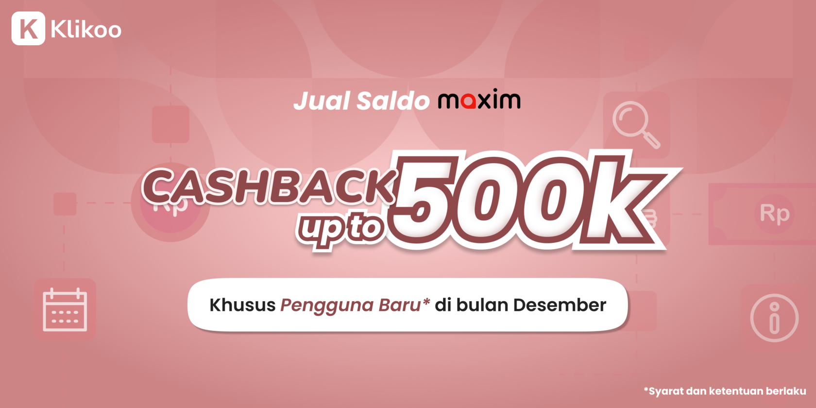 Jual Saldo Maxim, Cashback hingga 500k! — Klikoo Promo