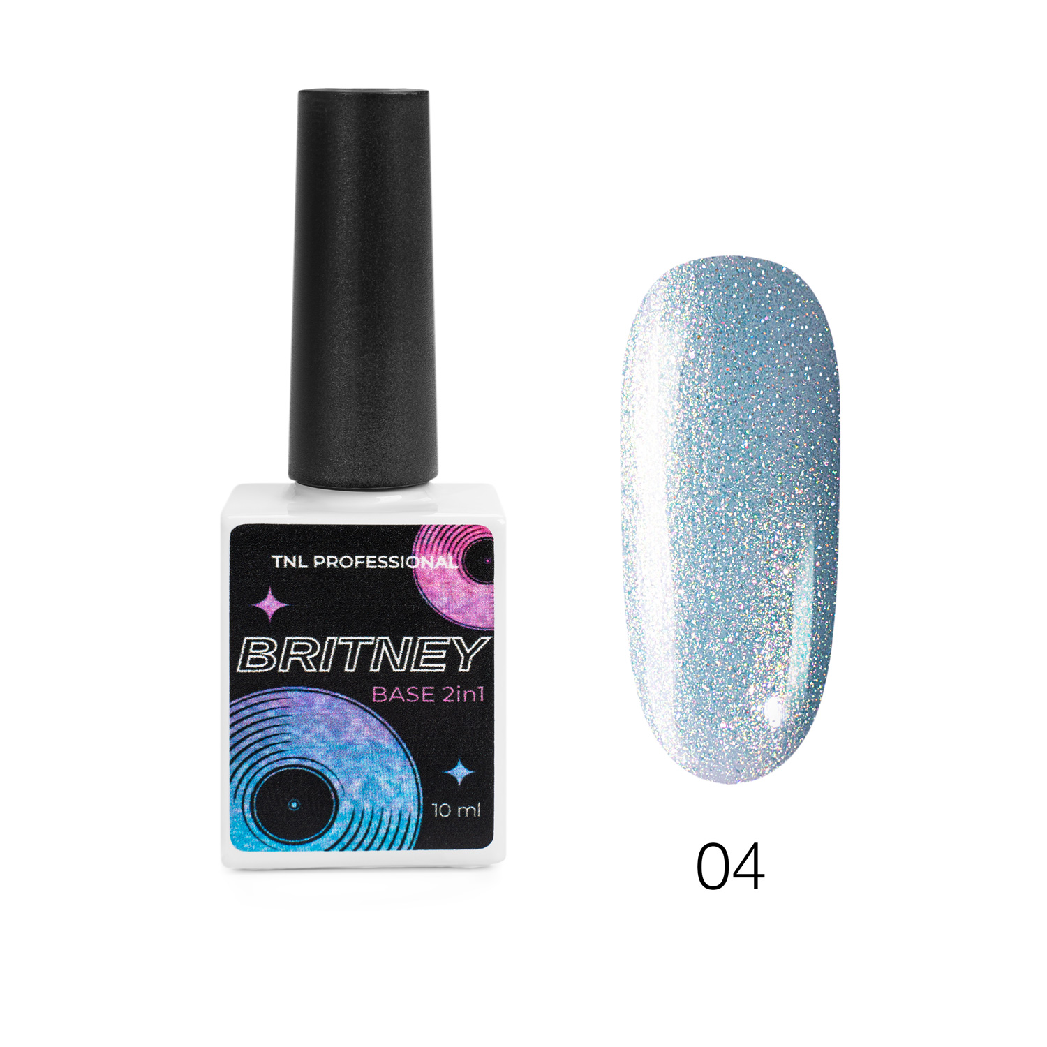 Մատնահարդարման գել լաք TNL Britney Base 2in1 