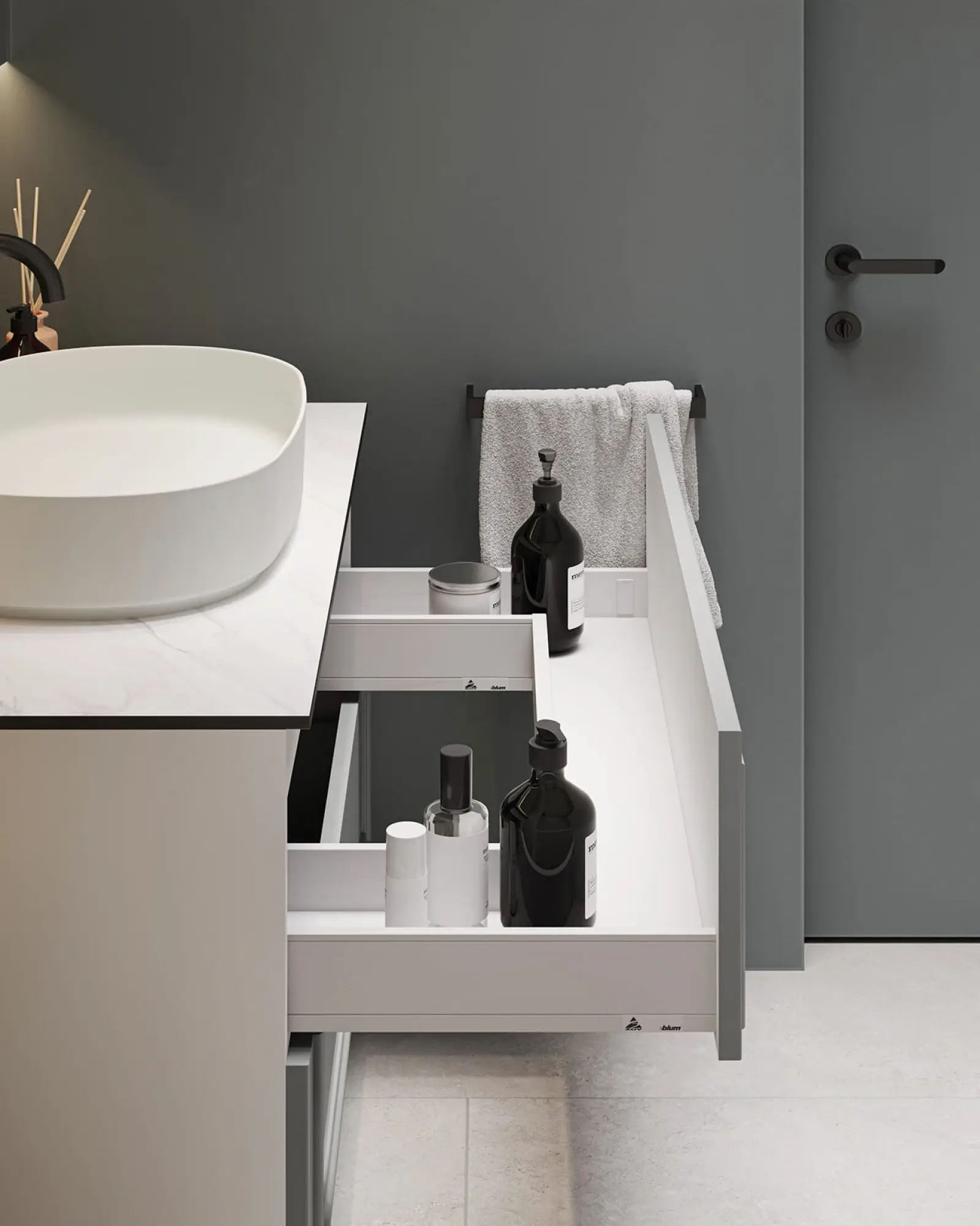Made-to-measure bathroom cabinetry Cambridgeshire