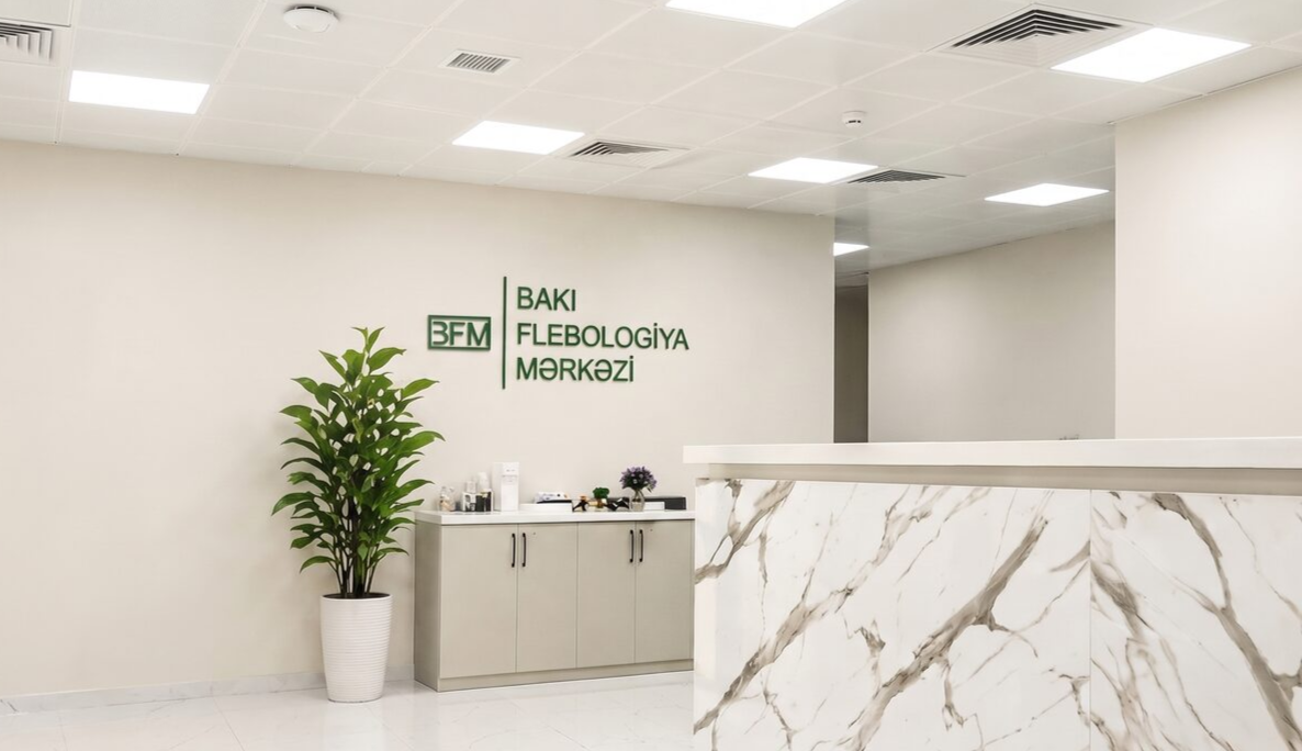 Baki Flebologiya Mərkəzi — qəbul otağı