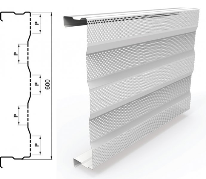 Перфорація стінових касет