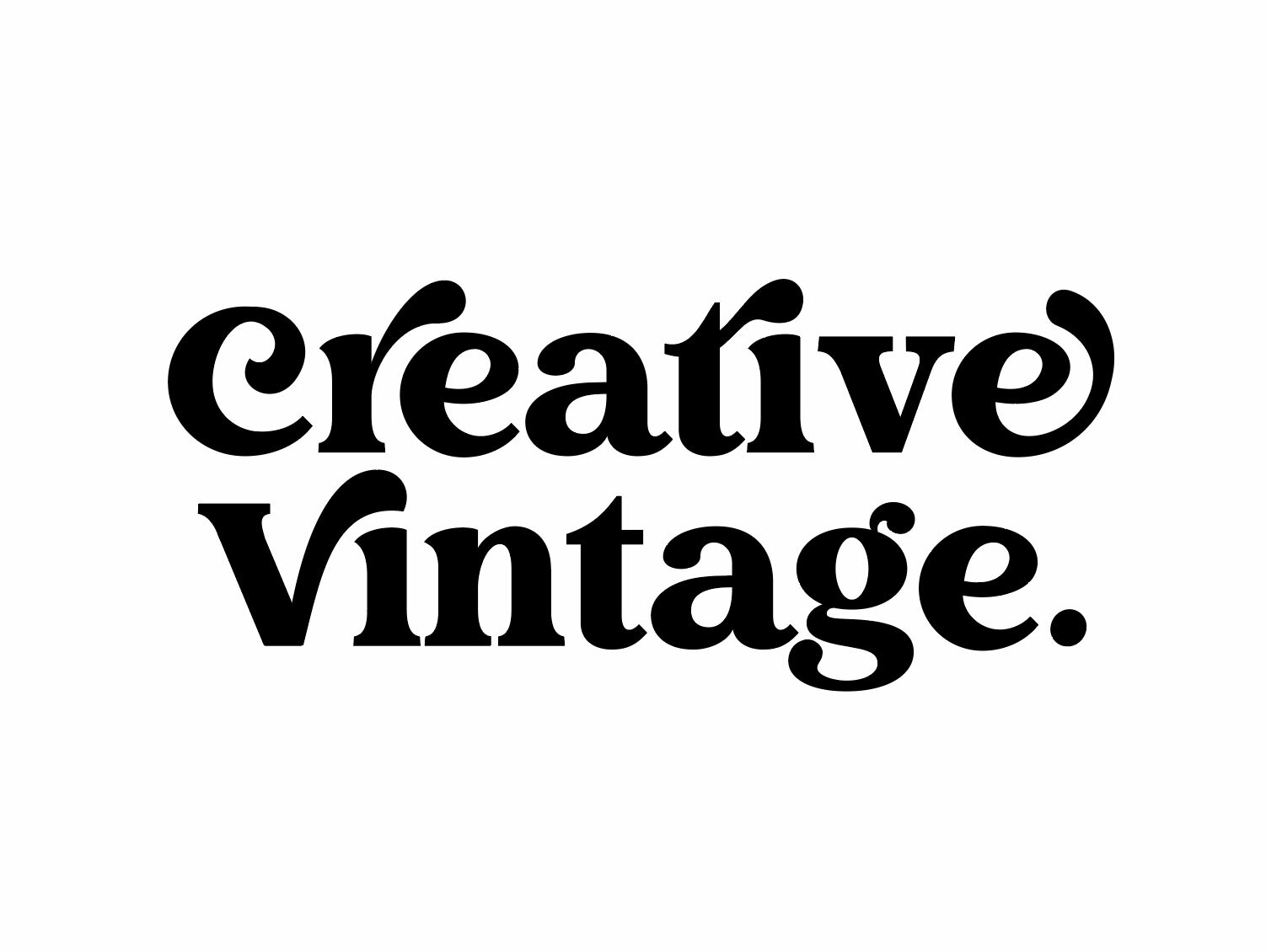 How to use alternates for Creative Vintage font