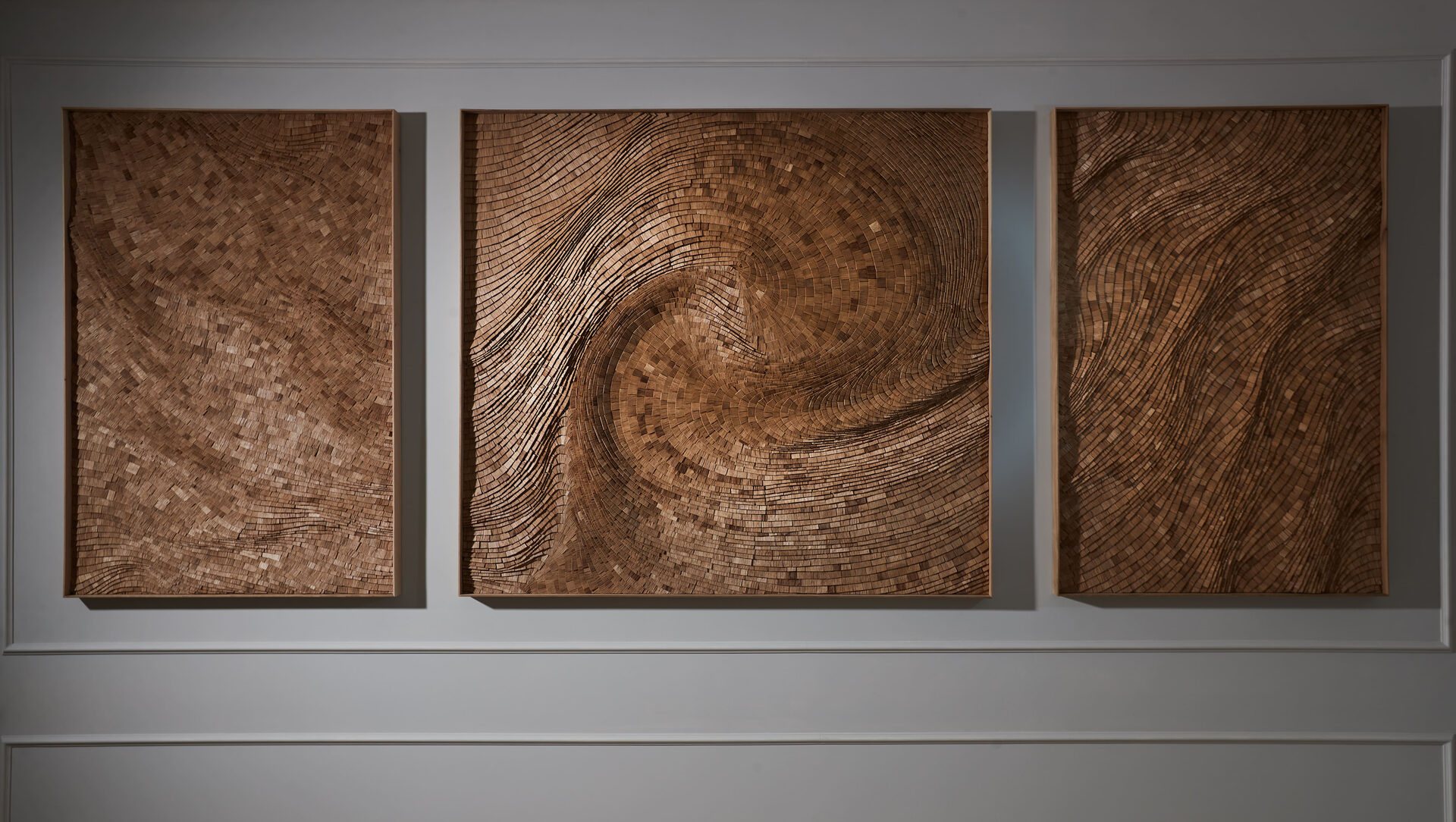 Wood Wall Decor by Tor Design - Nature Influence work: Rays of the three